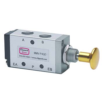 4-Way, 5 Port Momentary Push/Pull Valve (MMV-P4QM)