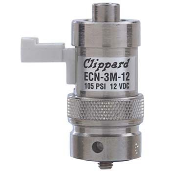 2-Way Elec Valve, Norm-Open, Mfld Mounted, 24 VDC (ECN-3M-24)