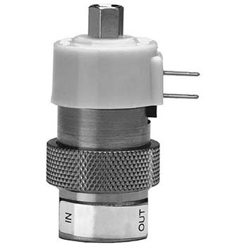 3-Way Elec. Valve, In-Line Mount, Spade Term., 24 VDC (CR-ETO-3-24)