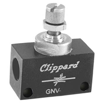 GNV Needle Valve, In-Line Mount, G1/4, Knob Adjustment (M-GNV-4KI)