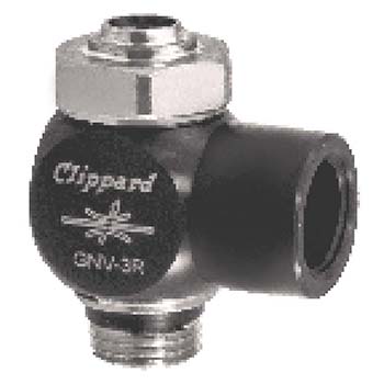 GNV Needle Valve, Direct Mount, 1/8" NPT, Slot Adjustment (GNV-3R)