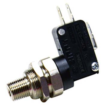Miniature Air Switch, 3 Amp, 40 psig, Screw Terminals, 1/8