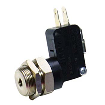 Miniature Air Switch, 3 Amp, 65 psig, Screw Terminals, #10-32 Port (MAS-1B3-65)