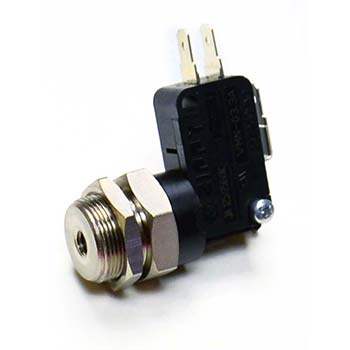 Miniature Air Switch, 3 Amp, 65 psig, QC Terminals, #10-32 Port (MAS-1B2-65)