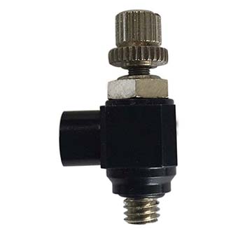 Miniature Needle Valve, #10-32 Ports with Knurled Knob (MNV-4K)