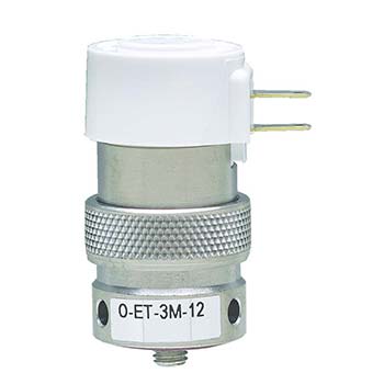 3-Way Elec. Valve, N-C, Manifold Mount, Spade Term., 12 VDC, Oxygen (O-ET-3M-12)