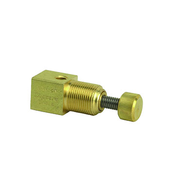 Panel Mount Needle Valve with Knurled Knob (MNV-2K)