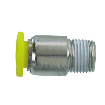 Push-Quick Male Compact Connector, 3/8