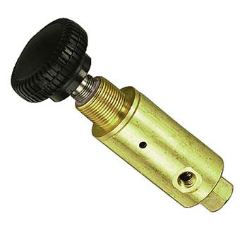 Pressure Regulator, #10-32 Ports, Plastic Knob, Non-Relieving, 10-70 psig (MAR-1KNR-7)