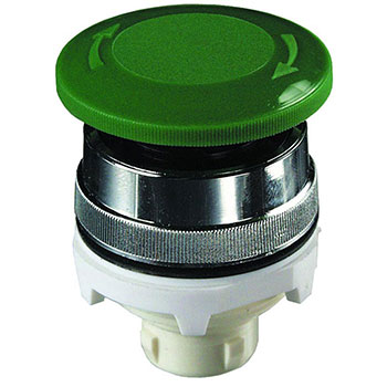 30 mm Auto Latch Mushroom, Green (PL-L3M-G)