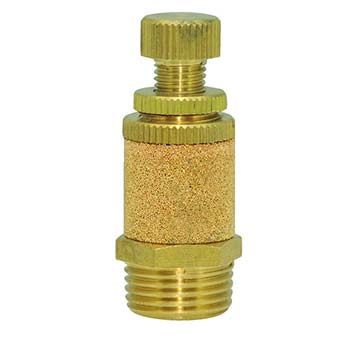 Brass Speed Control Muffler, 1/2" NPT (SCM-Z)