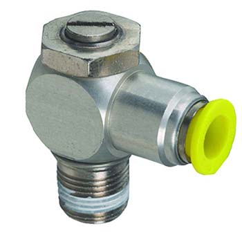 Meter Out Adjustable Flow Control Valve, 1/4