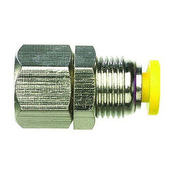 Push-Quick Bulkhead Connector, 1/4