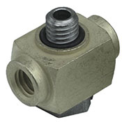 Universal in T in Fitting, ENP Brass, Pack of 5 (15002-6-ENP-PKG)