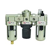 3/8 in NPT Filter-Regulator-Lubricator, 2000 l/min (MMFRL-3W)