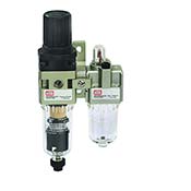 #10-32 Stacking Filter-Regulator-Lubricator, 85 l/min (MMFRLS-1N)