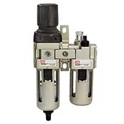 1/4 in NPT Stacking Filter-Regulator-Lubricator, 1700 l/min (MMFRLS-3Q)