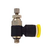 1/4 PQ Clippard JFC-3ARP08 Meter Out Adjustable Flow Control Valve Recessed Needle 1/4 PQ 