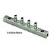 Block Manifold w/Mtg. Holes, 1/16" ID Barbs, 8-Station (BHH2-08)