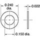 Nitrile Impregnated Fiber Gasket, 0.312