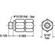 Swivel Connector #10-32, Pack of 5 (15040-PKG) 1