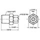 Swivel Bushing #10-32 to 1/8