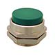 22 mm Extended Captivated Push Button, Red (Green shown) (PC-4E-RD)