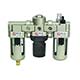 3/8" NPT Filter-Regulator-Lubricator, 2000 l/min (MMFRL-3W)