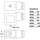 DIN Terminal with LED, Form B, 208-240 Volts (CC-BLH) 1