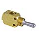 3-Position, 4-Way Valve, NP Brass Toggle, #10-32 (TV-4MH)