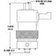 3-Way Elec. Valve, Manifold Mount, DIN Connector, 12 VDC, Oxygen (O-ECO-3M-12-L) 1