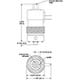 3-Way Elec. Valve, Manifold Mount, Spade Term., 24 VDC, Metric (M-ETO-3M-24-L) 1