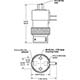 3-Way Elec. Valve, In-Line Mount, Spade Terminal, 24 VDC, Metric (M-ETO-3-24) 1