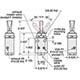 Fill & Bleed Valve, Momentary/Momentary, Full Flow, #10-32 (FBV-3MFH) 1