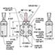 Fill & Bleed Valve, Momentary/Momentary, Full Flow, 1/8