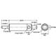 9/16" Heavy Duty, Single Acting, Clevis Mount, Spring Return, 1" (H9C-1S) 1