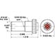 Pressure Indicator, Yellow, #10-32 (IND-3-YL) 1