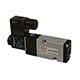 OBSOLETE-1/4" NPT 5 Port 4-Way Actuator Mount Sol. Valve, 24 VDC, DIN (MME-42QESB-D024)