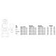 Spacer with L Bracket & 1/4" NPT Port for 4 Series (MMH-Y41L-N02) 1