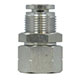 S/S Push-Quick Bulkhead Connector, 5/32