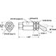 3-Way Toggle Valve, N-C, Momentary Open Toggle, ENP Steel Toggle, #10-32 (TV-3M) 1