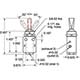 3-Position, 4-Way Valve, Plastic Toggle, #10-32 (TV-4M) 1