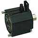 3-Way Elec Valve, Norm-Open, Side Pins, 1/16" Barb, 12 VDC (ESO-3S-12-1)
