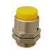 16 mm Extended Captivated Push Button, Green (Yellow shown) (PC-3E-GN)