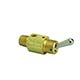 2-Way Toggle Valve, N-O, Momentary Closed,  NP Steel Toggle, 1/8