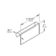 Label Holder 2" x 4" Clear Plastic (AL-TAG2) 1