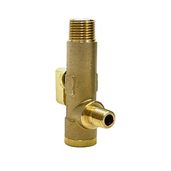 1/2" MPT x 1/2" MPT Brass Strainer/Shut-Off Valve 600 PSI (BPS-5050)