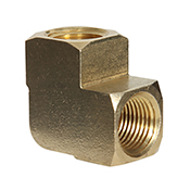 1/4 in FPT 90 Degree Brass Pipe Elbow (23500X4)