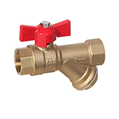 3/4 in FPT Combo Brass Y-Strainer/Shut-Off Valve 600 PSI (BVY-75)