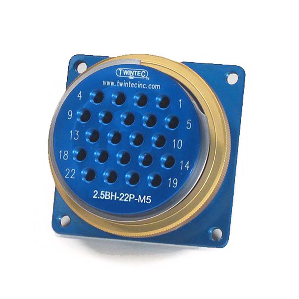 2.5" Series Connector Assembly, 22 Lines M5 METRIC Ports